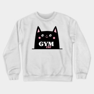 Gym Cat Crewneck Sweatshirt